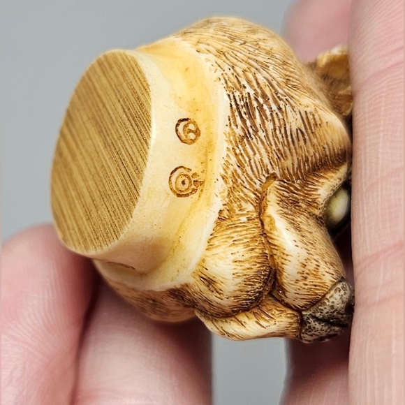 Vintage 2001 Pot Belly Harmony Kingdom Cubby's Blues Bear Trinket Box Hidden - Picture 8 of 13